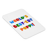 世界で最も最高の高いポピ鮮やかな色彩の贈り物 マグネット (右側)