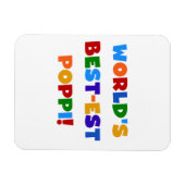 世界で最も最高の高いポピ鮮やかな色彩の贈り物 マグネット (横)