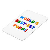 世界で最も最高の高いポピ鮮やかな色彩の贈り物 マグネット (左側)