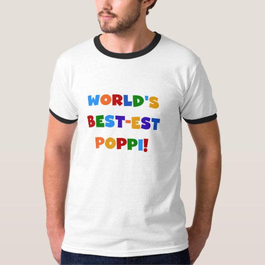 世界で最も最高の高いポピ鮮やかな色彩の贈り物 Tシャツ (正面)
