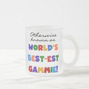 世界で最も最高の高いGammie Tシャツとギフト フロストグラスマグカップ