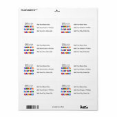 世界で最も最高の高いGammie Tシャツとギフト ラベル (フルシート)