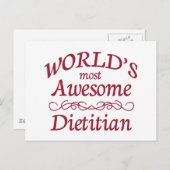 世界で最も栄養価の高い素晴らし人 ポストカード (正面/裏面)