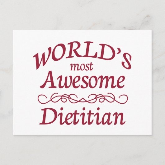 世界で最も栄養価の高い素晴らし人 ポストカード (正面)