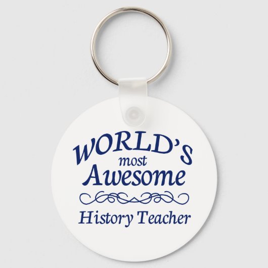 世界で最も歴史素晴らしの先生 キーホルダー (正面)