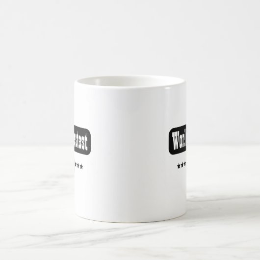 世界で最も注目すべきパパ コーヒーマグカップ (中央)