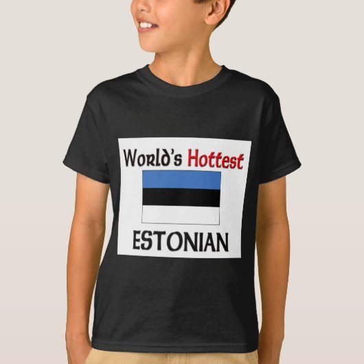 世界で最も熱いエストニア語 Tシャツ (正面)