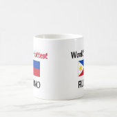 世界で最も熱いフィリピン人 コーヒーマグカップ (中央)