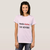 世界で最も熱い税務顧問 Tシャツ (正面フル)