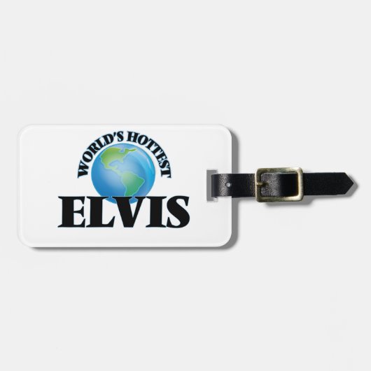世界で最も熱いElvis ラゲッジタグ (正面横)