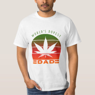 世界で最も独身のパパ雑草おもしろいヴィンテージ父の日 Tシャツ