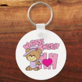 世界で最も甘いママteddy bearデザイン キーホルダー (正面)