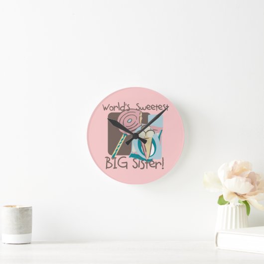 世界で最も甘い姉 ラウンド壁時計 (ホーム)