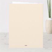 世界で最も素敵なお父さんへの写真入りバースデーカード2枚 カード (裏面)