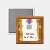 世界で最も素敵なお父さん マグネット (正面/裏面)