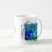 世界で最も素敵なパパ コーヒーマグカップ (正面右)