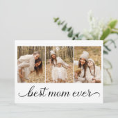 世界で最も素敵なママ フォトコラージュ カード (スタンド正面)