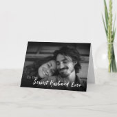 世界で最も素敵な夫の写真 バレンタインデー カード (正面)