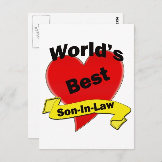 世界で最も素敵な婿 ポストカード (正面/裏面)