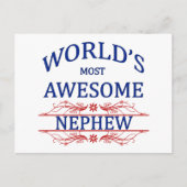 世界で最も素敵な甥っ子 ポストカード (正面)