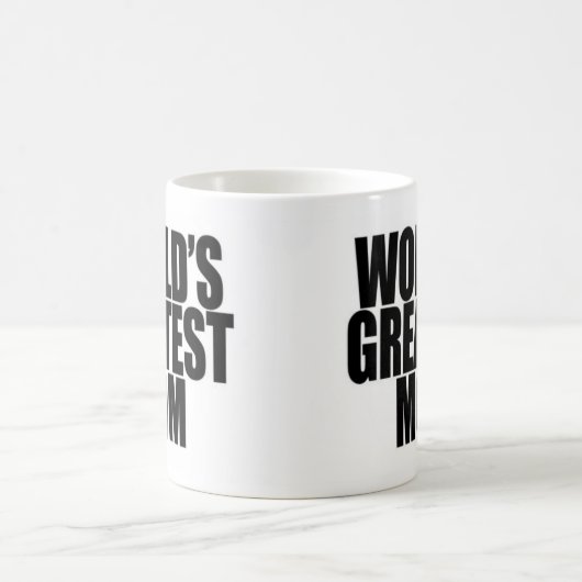 世界で最も素晴らしいお母さんのマグ コーヒーマグカップ (中央)