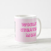 世界で最も素晴らしいお母さんの写真のマグ コーヒーマグカップ (正面右)