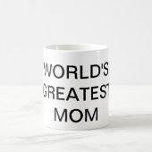 世界で最も素晴らしいお母さんの文字のコーヒー・マグの飲み物用品 コーヒーマグカップ (中央)
