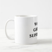 世界で最も素晴らしいすごいMANNY コーヒーマグカップ (左)