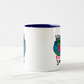 世界で最も素晴らしいケシのハート ツートーンマグカップ (中央)