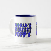 世界で最も素晴らしいケシ ツートーンマグカップ (正面左)
