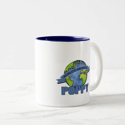 世界で最も素晴らしいケシ ツートーンマグカップ (正面右)
