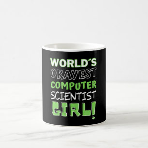 世界で最も素晴らしいコンピューター科学者の少女です コーヒーマグカップ