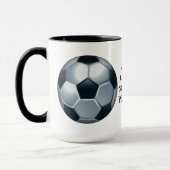 世界で最も素晴らしいサッカーの選手のコーヒー・マグ マグカップ (左)