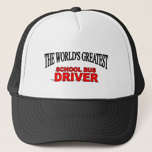 世界で最も素晴らしいスクールバスの運転者 キャップ (正面)