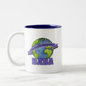 世界で最も素晴らしいババ ツートーンマグカップ (左)