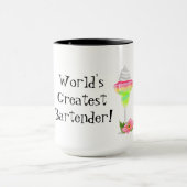 世界で最も素晴らしいバーテンダーのコーヒー・マグ マグカップ (中央)