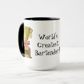 世界で最も素晴らしいバーテンダーのコーヒー・マグ マグカップ (正面左)