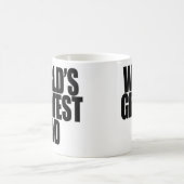 世界で最も素晴らしいパパのマグ コーヒーマグカップ (中央)