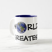 世界で最も素晴らしいパパのマグ ツートーンマグカップ (正面左)