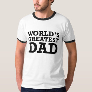 世界で最も素晴らしいパパのレトロのTシャツ Tシャツ