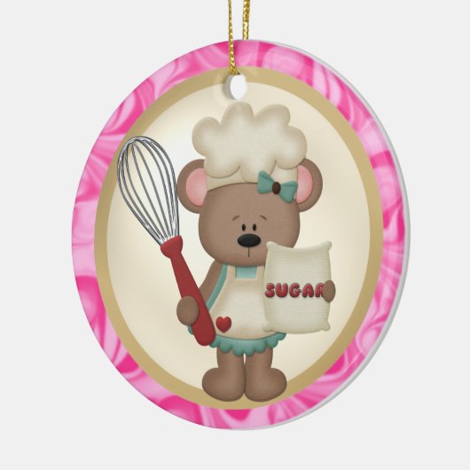 世界で最も素晴らしいパン屋のオーナメント セラミックオーナメント (左)
