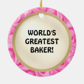 世界で最も素晴らしいパン屋のオーナメント セラミックオーナメント (裏面)