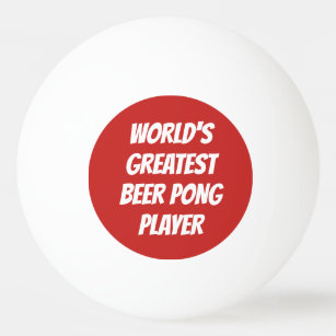 世界で最も素晴らしいビールpongプレーヤーのピンポン球 卓球ボール