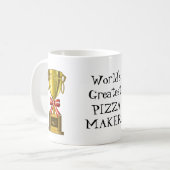 世界で最も素晴らしいピザメーカーのコーヒー・マグ コーヒーマグカップ (正面左)