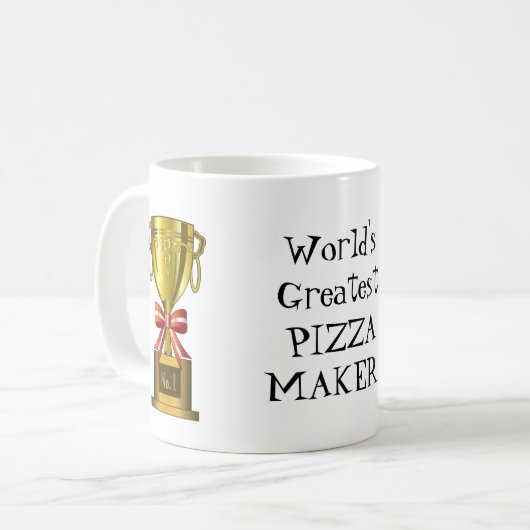 世界で最も素晴らしいピザメーカーのコーヒー・マグ コーヒーマグカップ (正面左)