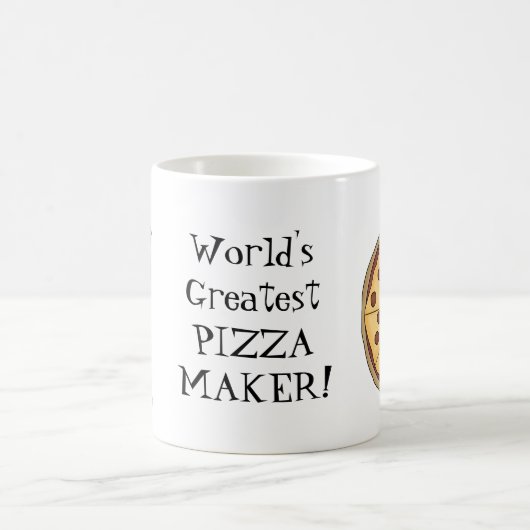 世界で最も素晴らしいピザメーカーのコーヒー・マグ コーヒーマグカップ (中央)
