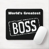 世界で最も素晴らしいボスのマウスパッド マウスパッド (マウス)