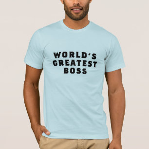 世界で最も素晴らしいボスのTシャツ Tシャツ