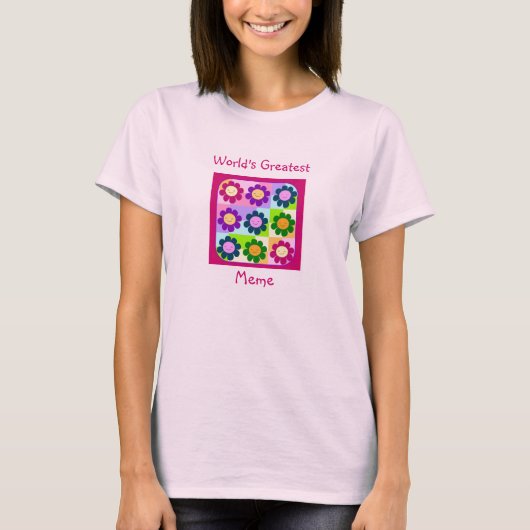 世界で最も素晴らしいミーム Tシャツ (正面)