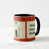 世界で最も素晴らしい不動産仲介業者のマグ マグカップ (正面右)
